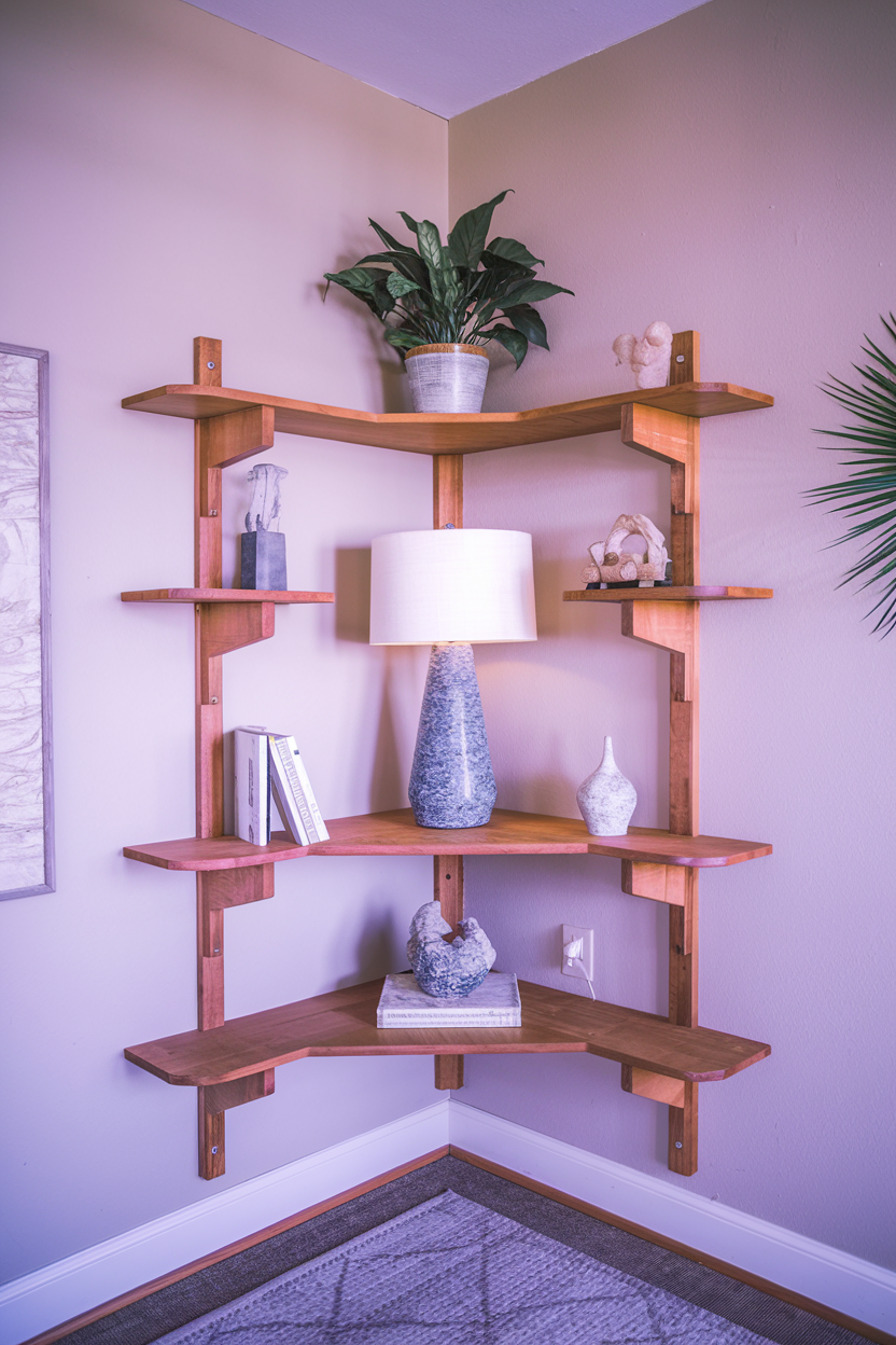 Creative Corner Shelf Built In Design3