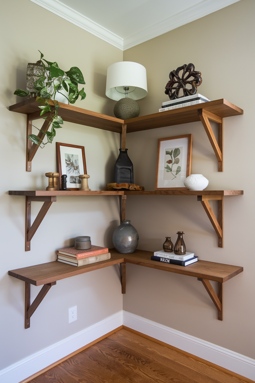 Creative Corner Shelf Built In Design9