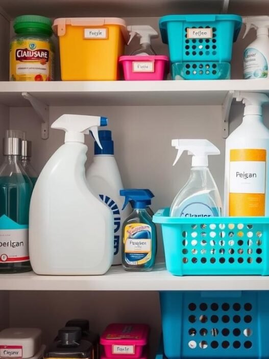 Organised Cleaning Cupboard Ideas for a Stylish Home Aesthetic