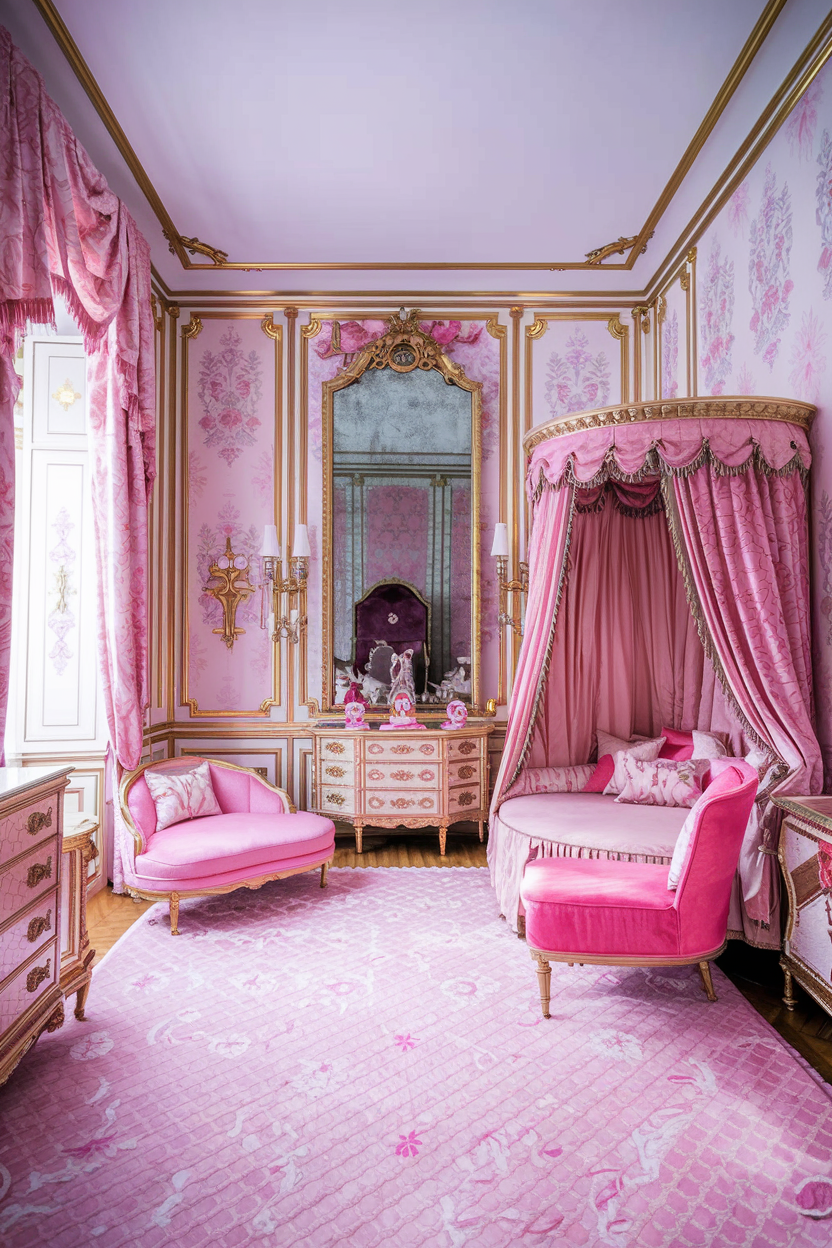 Vintage Princess Bedroom13