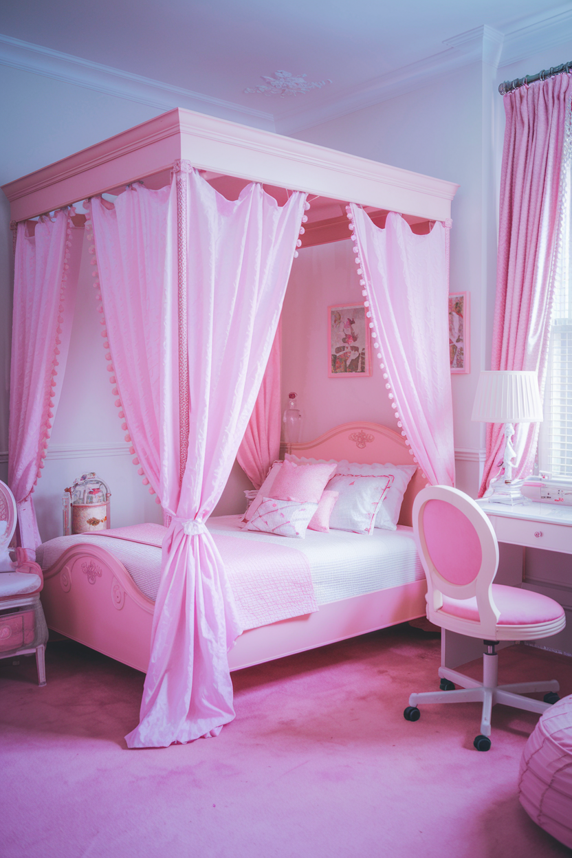 Vintage Princess Bedroom16