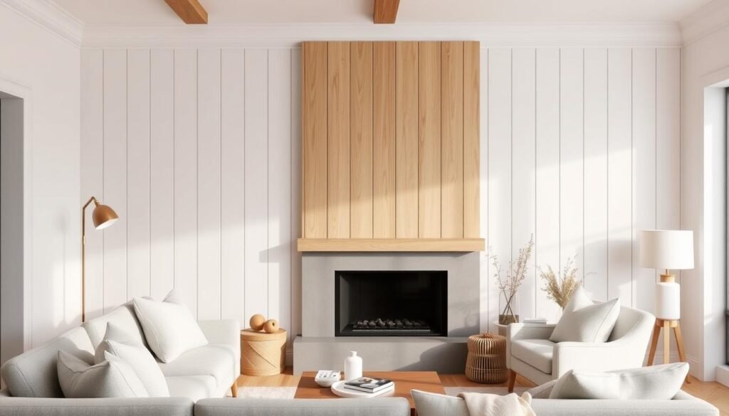 vertical shiplap wall design inspiration